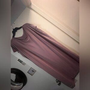 Oversized shirt maxi dress